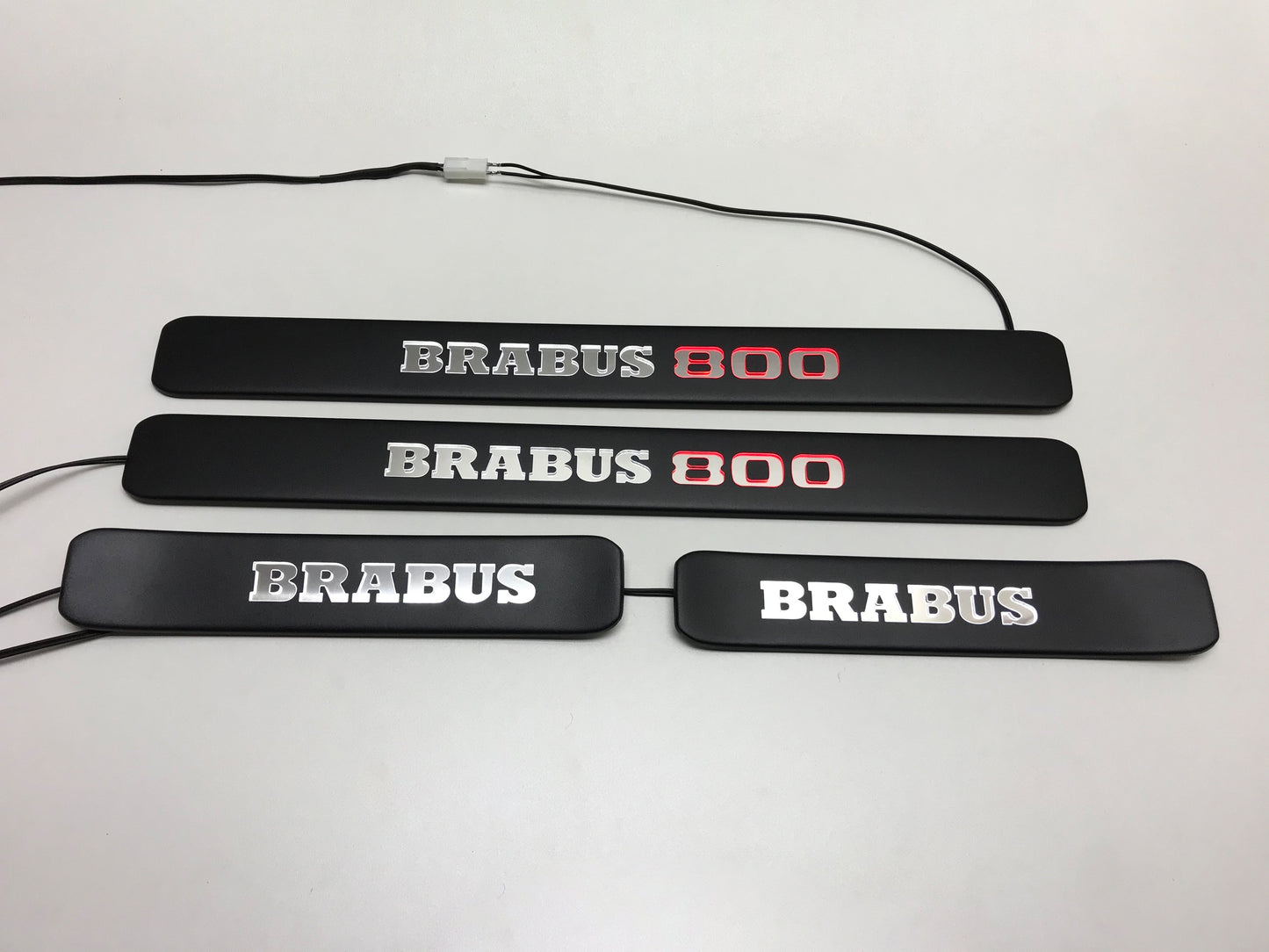 Mercedes-Benz W463A W464 G-Class Brabus 800 Style Matte Black Door Sills LED
