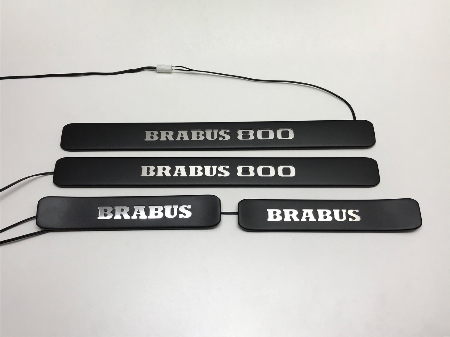 Mercedes-Benz W463A W464 G-Class Brabus 800 Style Matte Black Door Sills LED