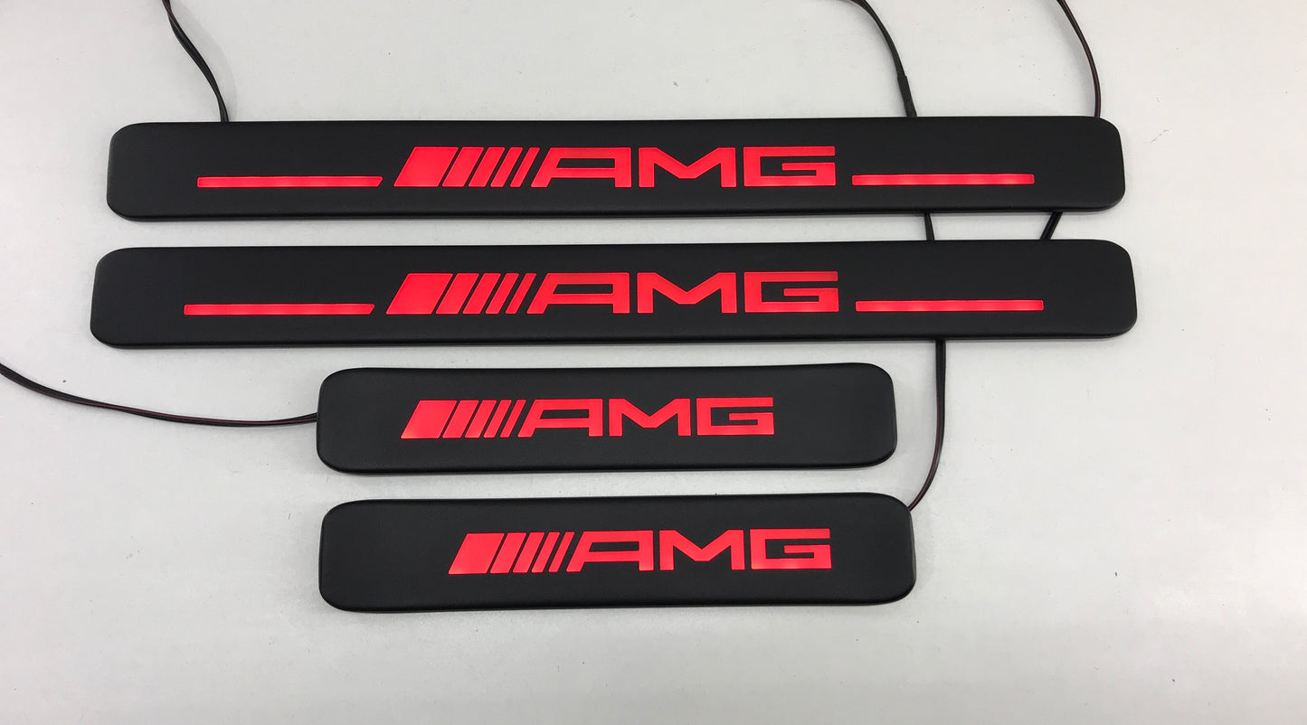 Mercedes-Benz W463A W464 G-Class AMG Style Matte Black Door Sills LED