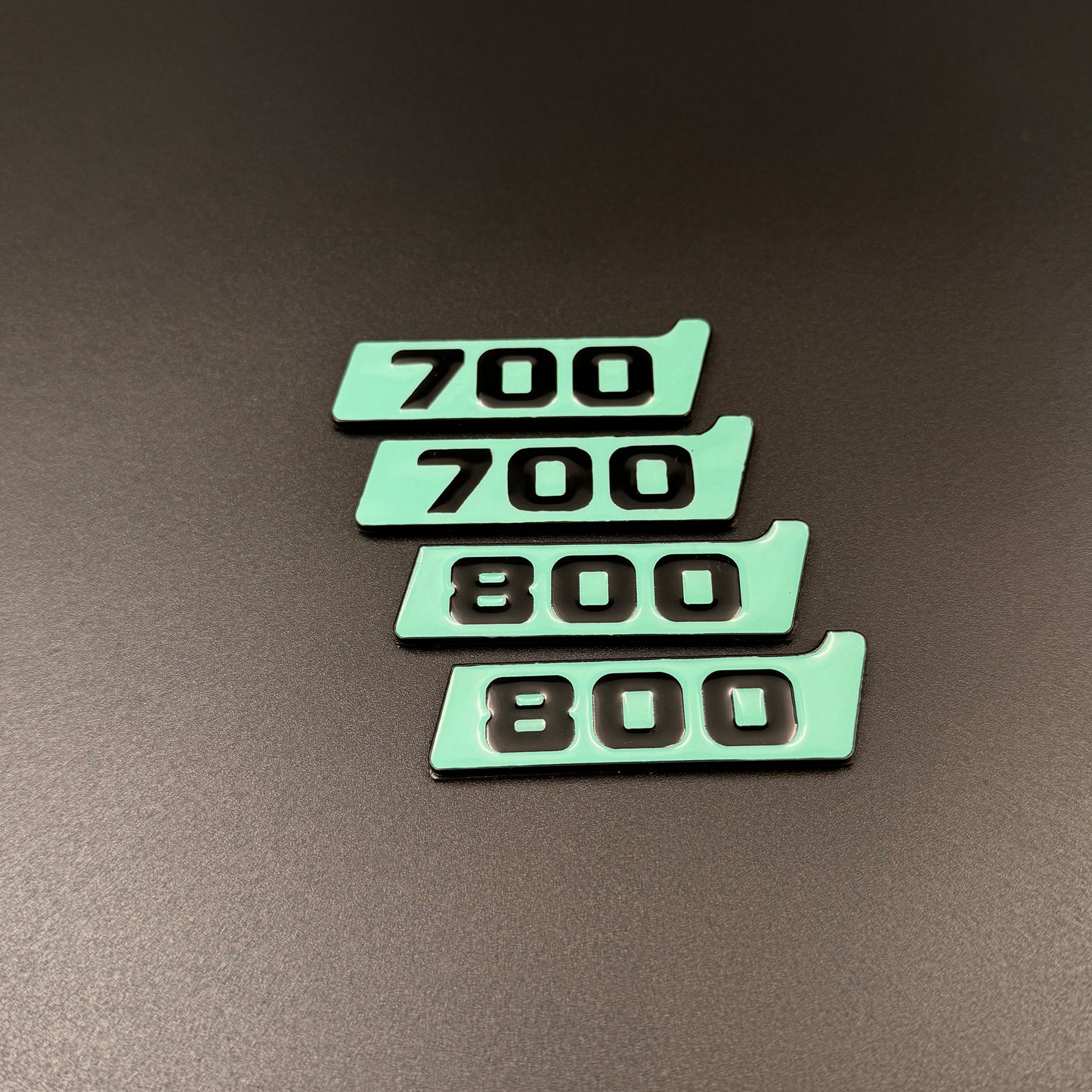 Brabus 800 Style Tiffany Blue Metal Fender Emblem Logo Badge for Mercedes-Benz W463 G-Class
