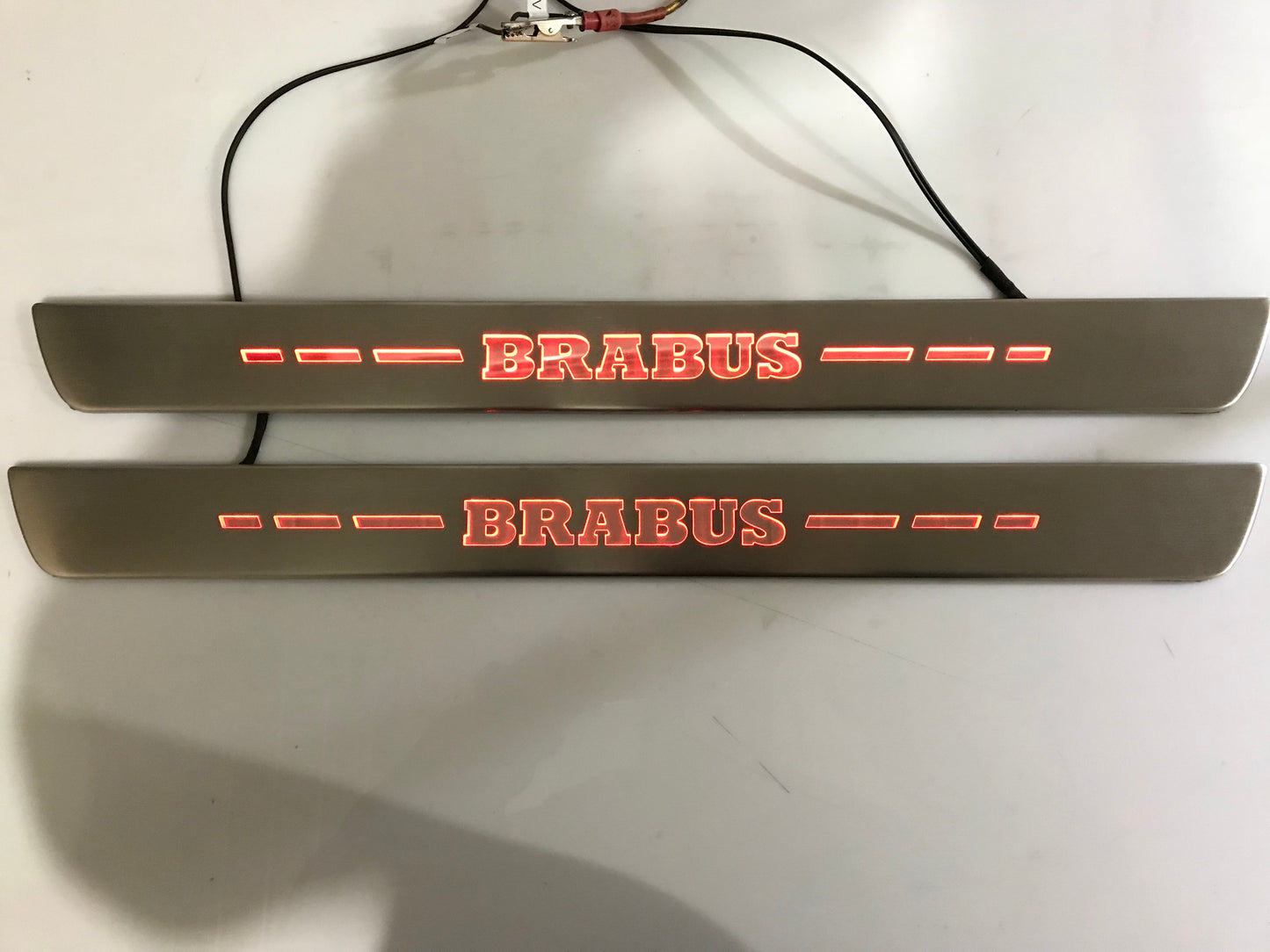 LED Door Sills Scuff Plates Brabus Style Smart 453 Fortwo