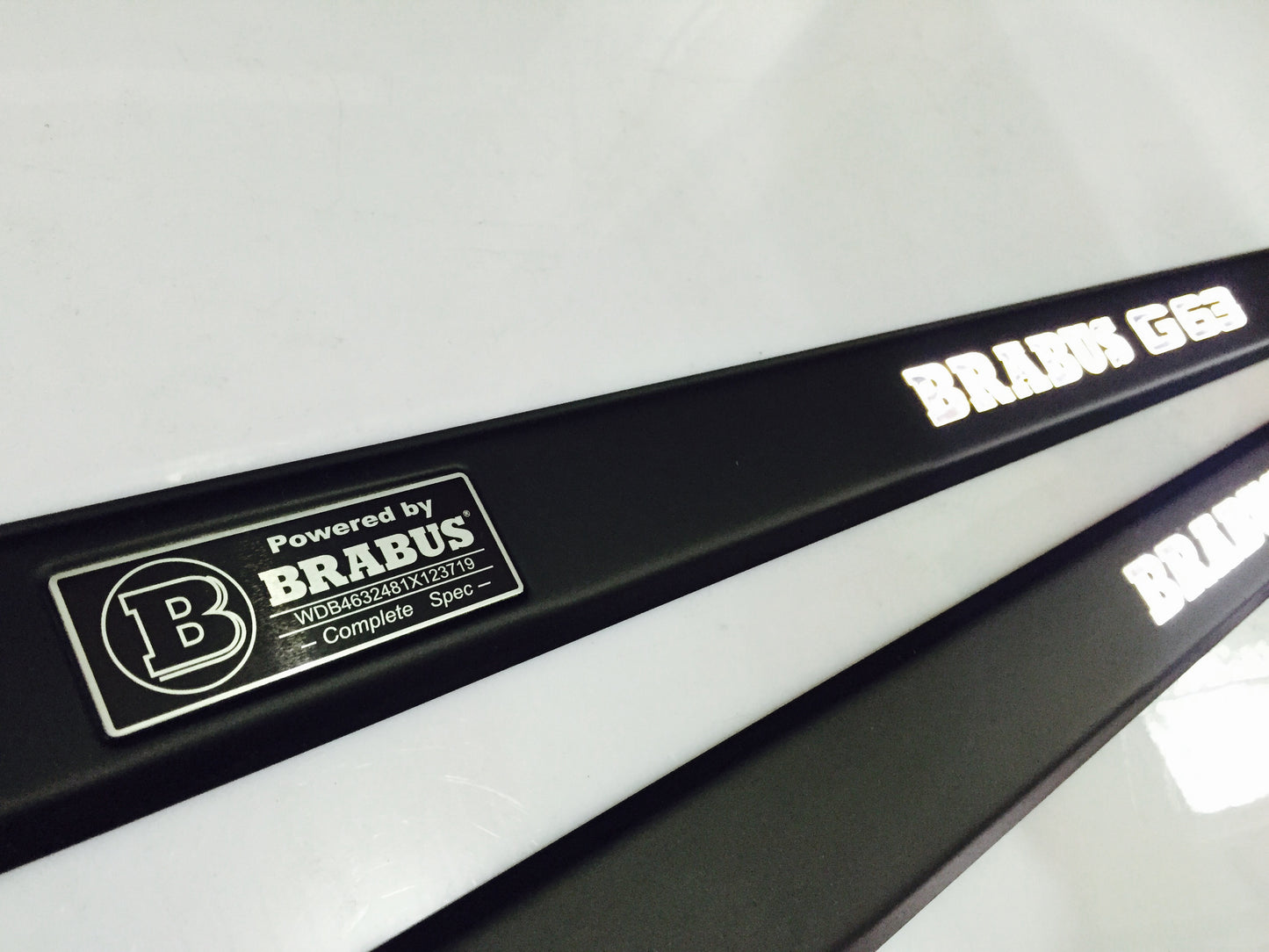 Brabus Style G63 Stainless Steel LED Door Sills for W463 G-Class Set 5 pcs