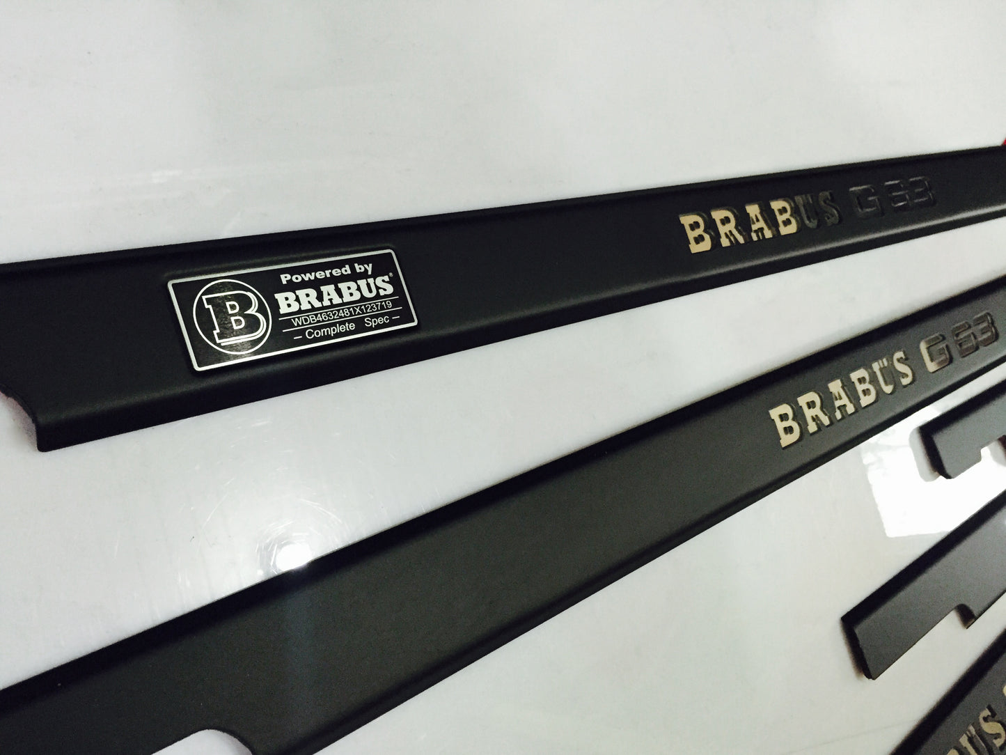 Brabus Style G63 Stainless Steel LED Door Sills for W463 G-Class Set 5 pcs