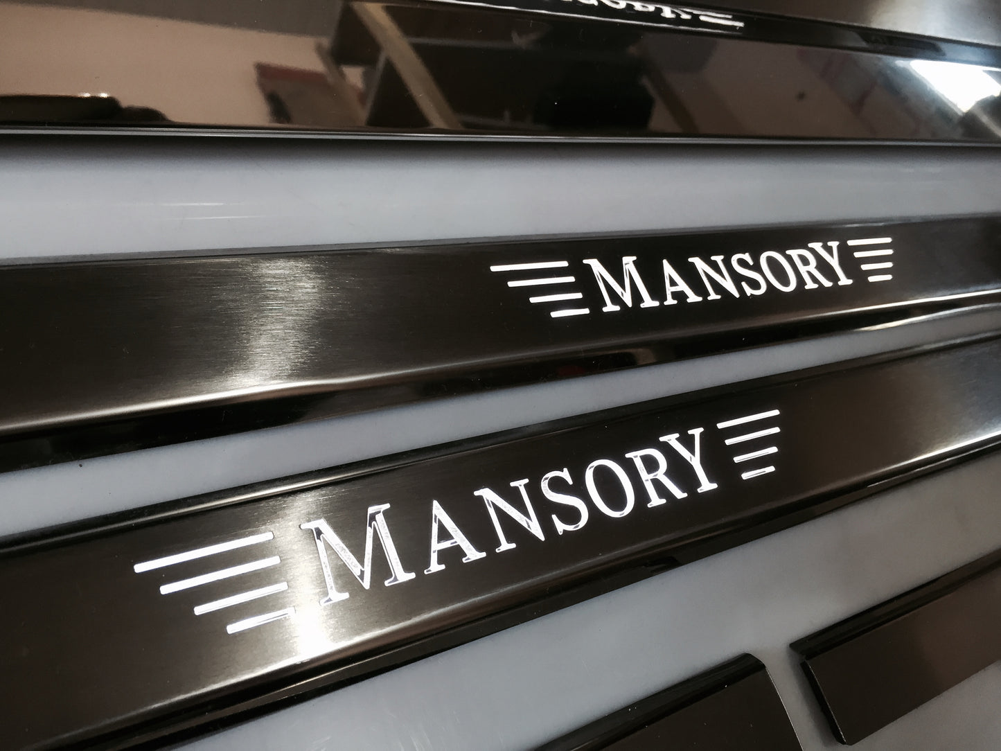 Mansory Style Stainless Steel LED Door Sills for W463 G-Class Set of 5 pcs