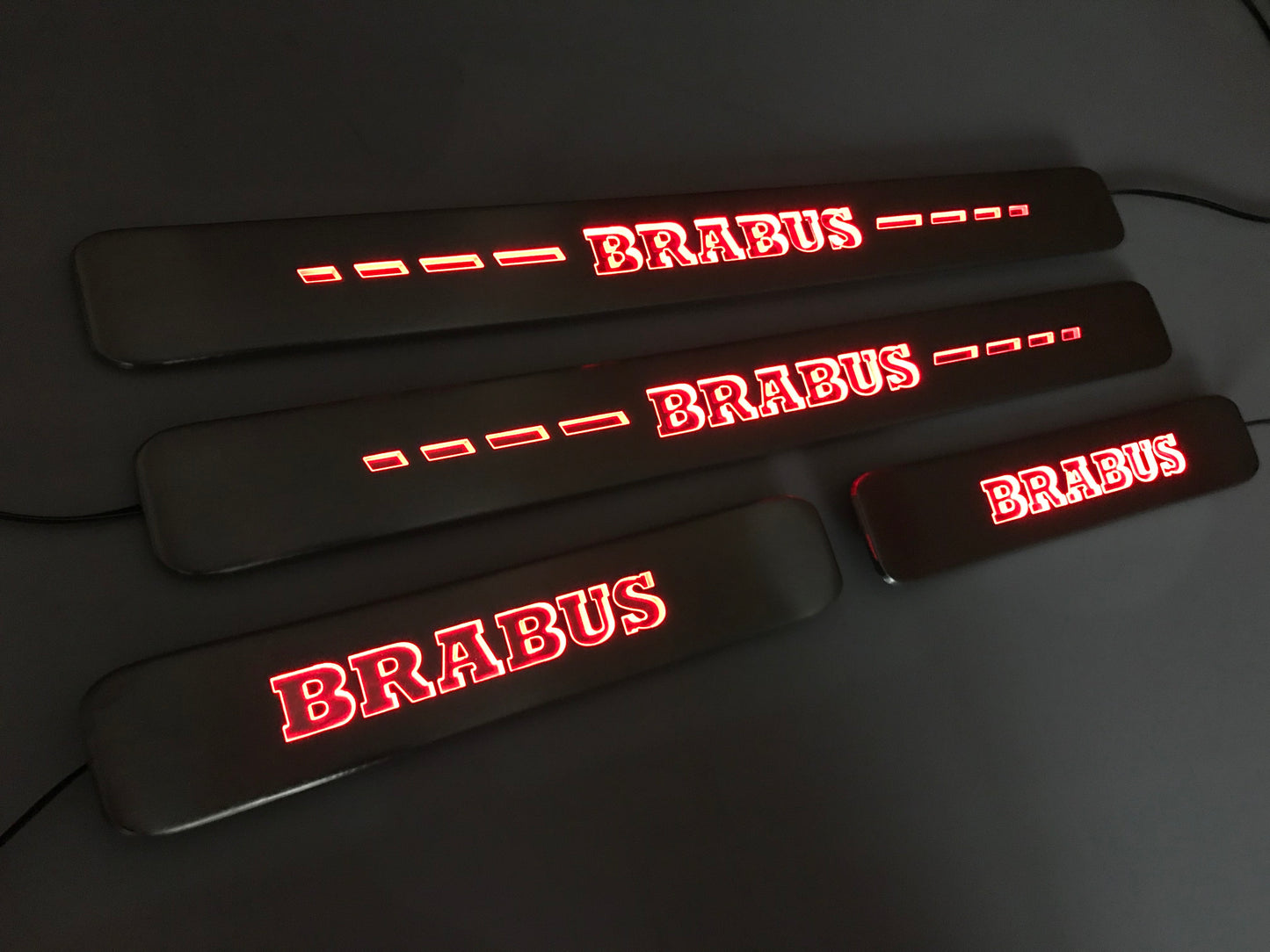 Mercedes-Benz W463A W464 G-Class Brabus Style Door Sills LED Scuff Plates