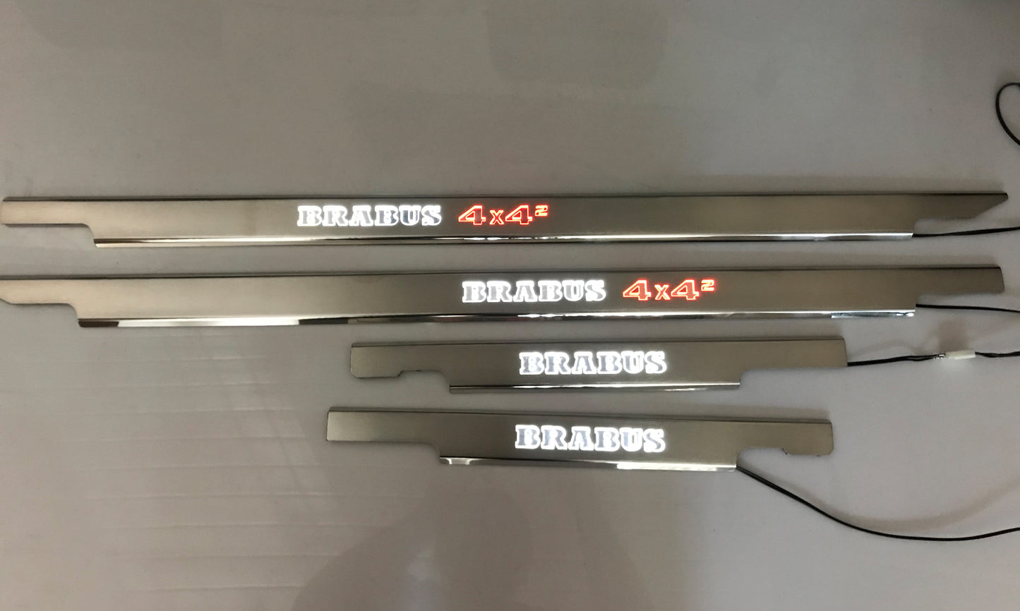 Mercedes-Benz W463 G-Class 4x4 Stainless Steel LED Door Sills