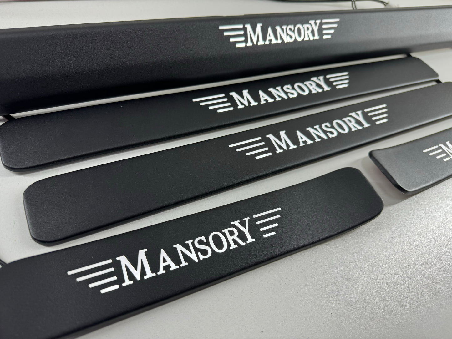 Mansory Style Matte Black Door Sills LED for W463A W464 G Wagon