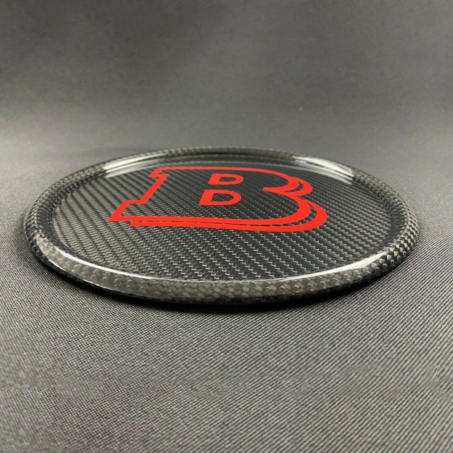 Mercedes W463A G-Wagon G63 G500 Front Grill Carbon Brabus Style Badge Red Logo