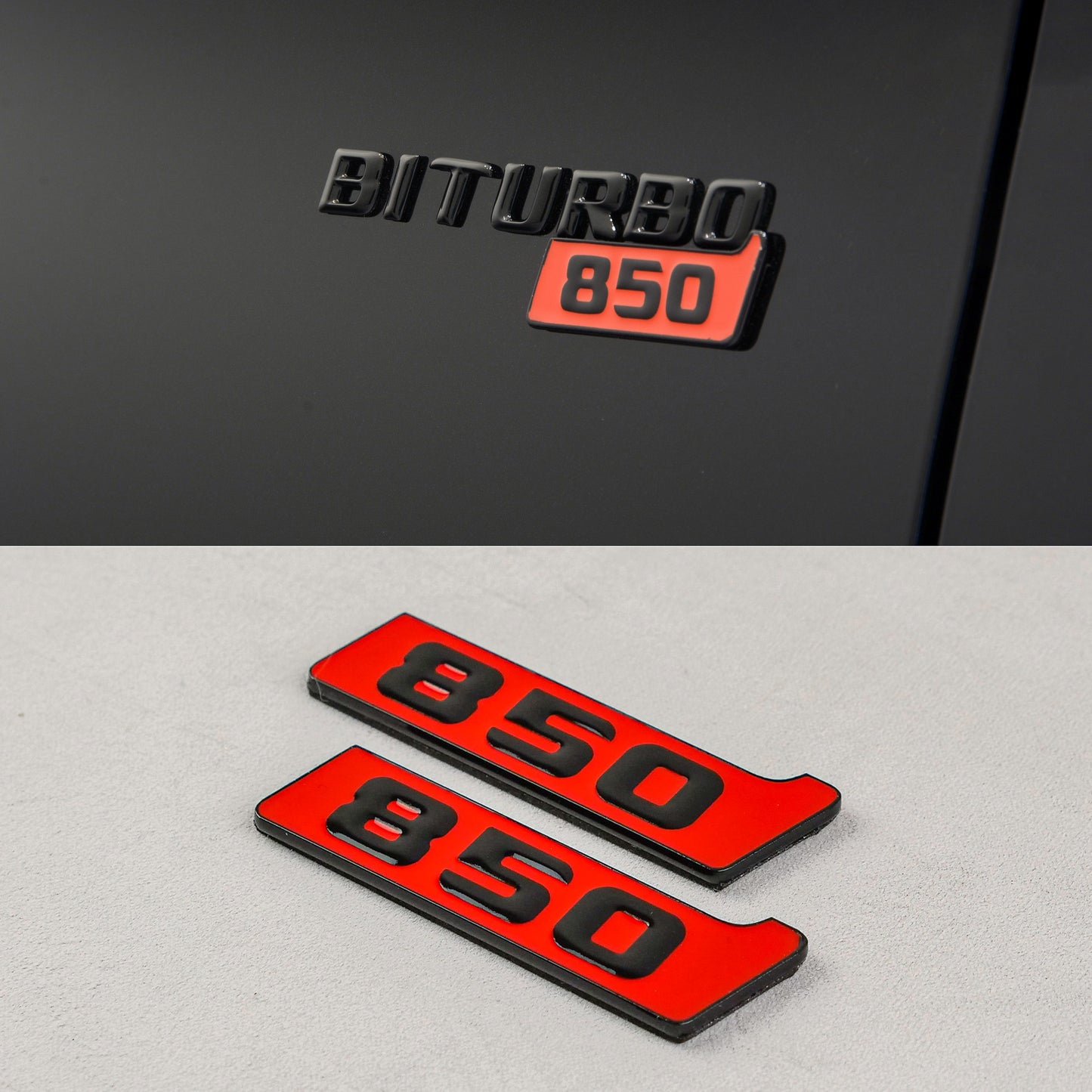 Metal Brabus 850 Fender Emblem Logo Badge for Mercedes-Benz W463 G-Class