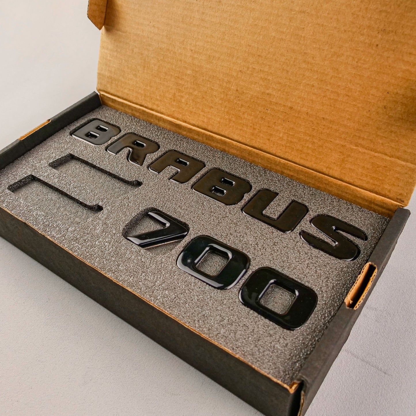 Metal Black Brabus 700 Style Emblem Logo Badge for Mercedes-Benz W463 G-Class G Wagon