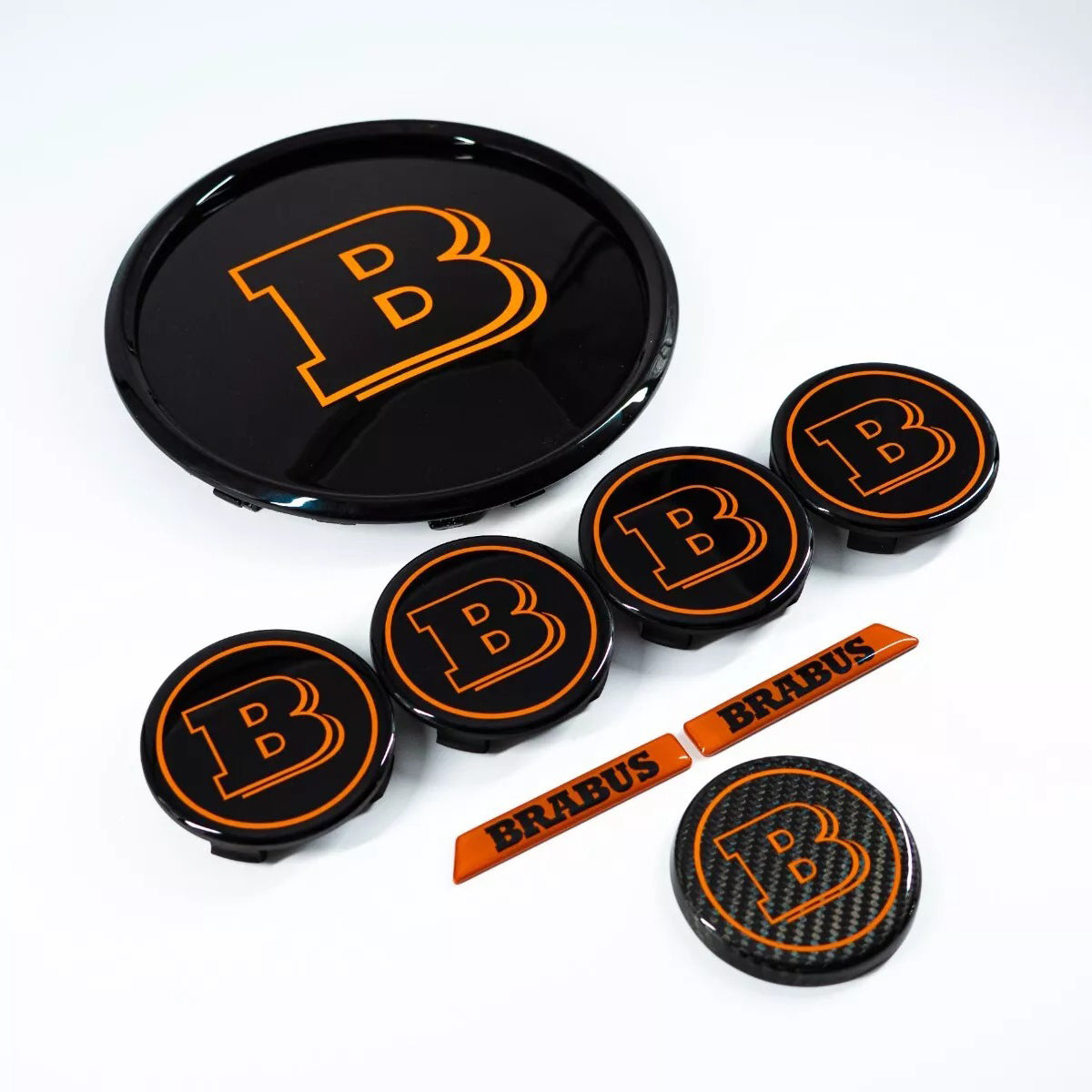 Orange set of badges emblems for Mercedes G Wagon GLE GLS 2019+