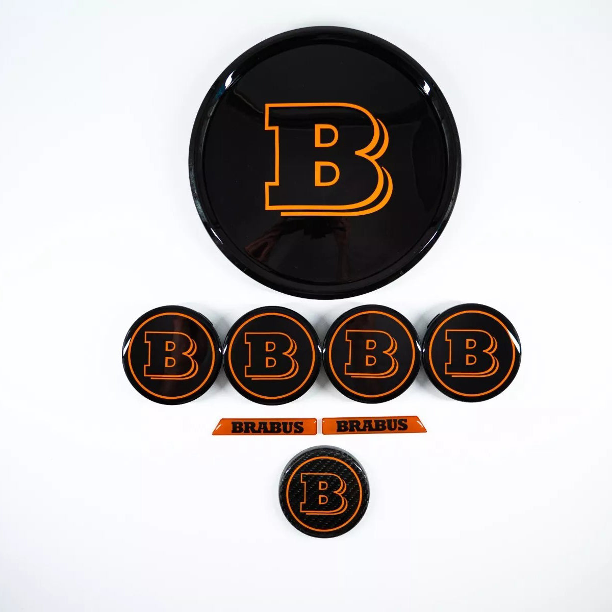 Orange set of badges emblems for Mercedes G Wagon GLE GLS 2019+