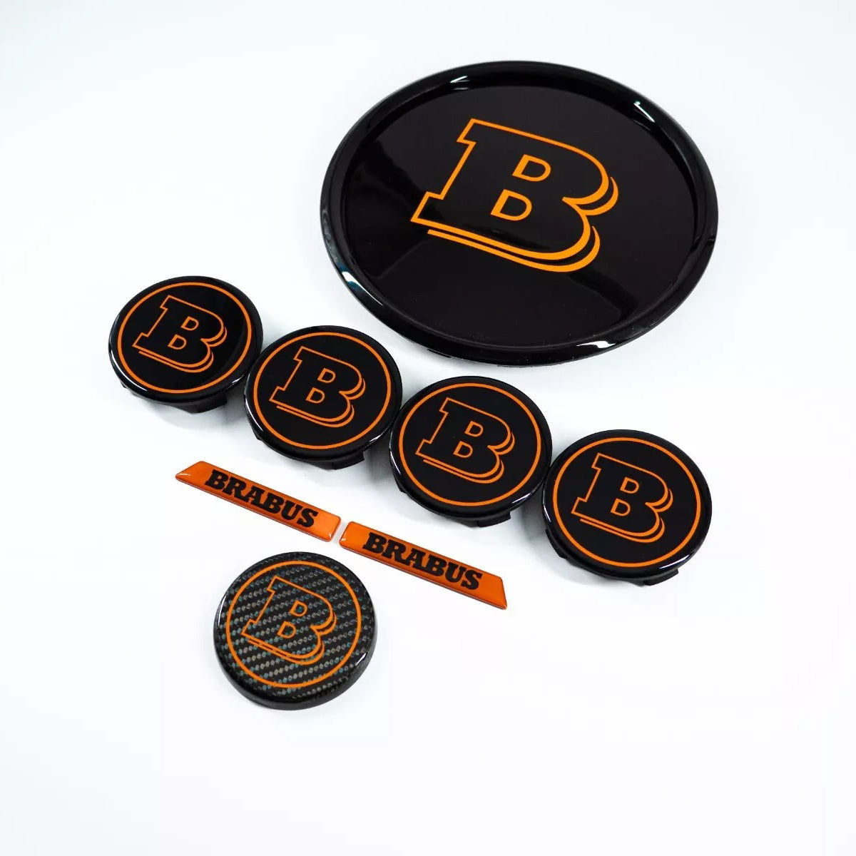 Orange set of badges emblems for Mercedes G Wagon GLE GLS 2019+