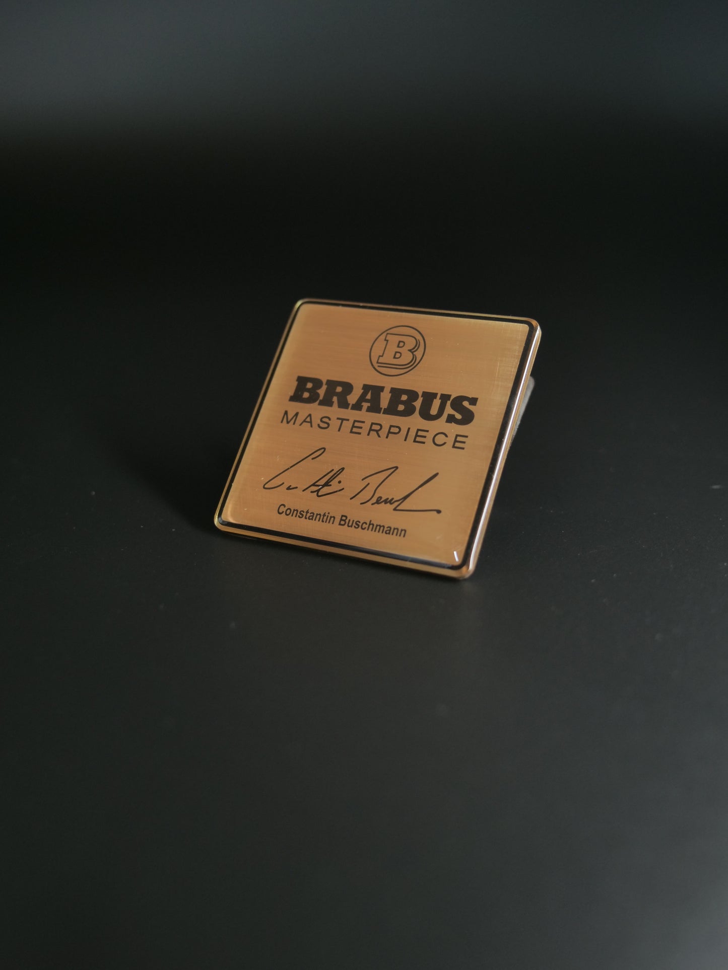 Brabus Style Gold Masterpiece Seat Metal Emblems Set 4 pcs Mercedes-Benz W463A G-Class