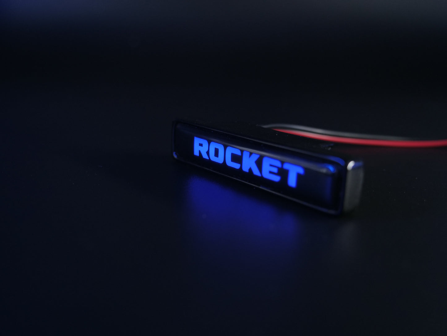 Rocket Style LED Grill Blue Badge Grille Emblem Logo for Mercedes W463A G Wagon G63 G500 G55