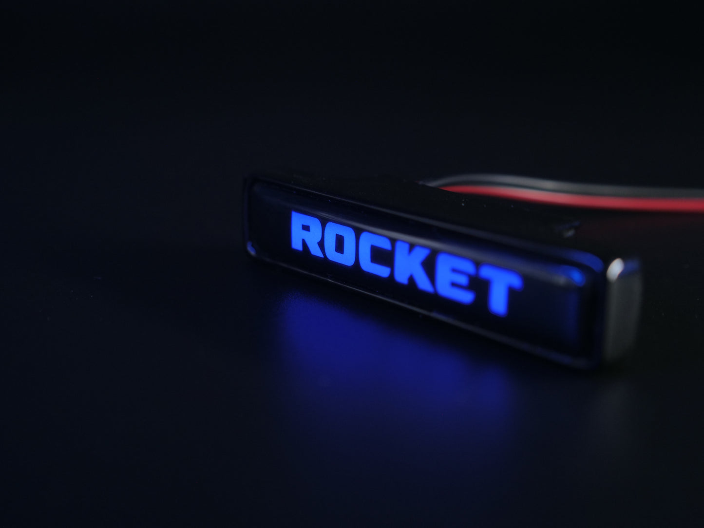 Rocket Style LED Grill Blue Badge Grille Emblem Logo for Mercedes W463A G Wagon G63 G500 G55