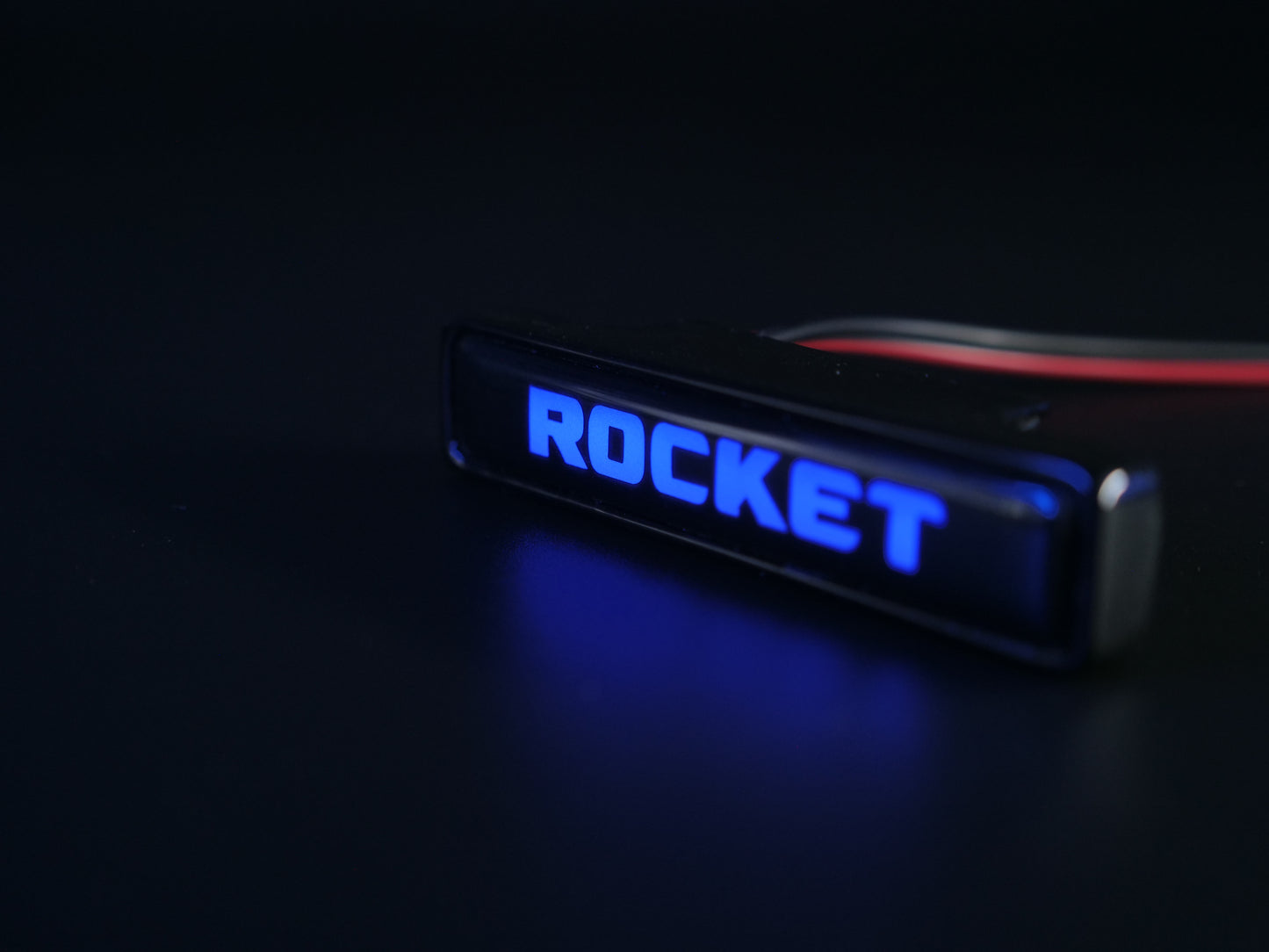 Rocket Style LED Grill Blue Badge Grille Emblem Logo for Mercedes W463A G Wagon G63 G500 G55