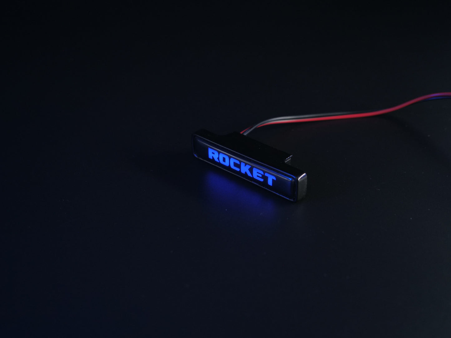 Rocket Style LED Grill Blue Badge Grille Emblem Logo for Mercedes W463A G Wagon G63 G500 G55