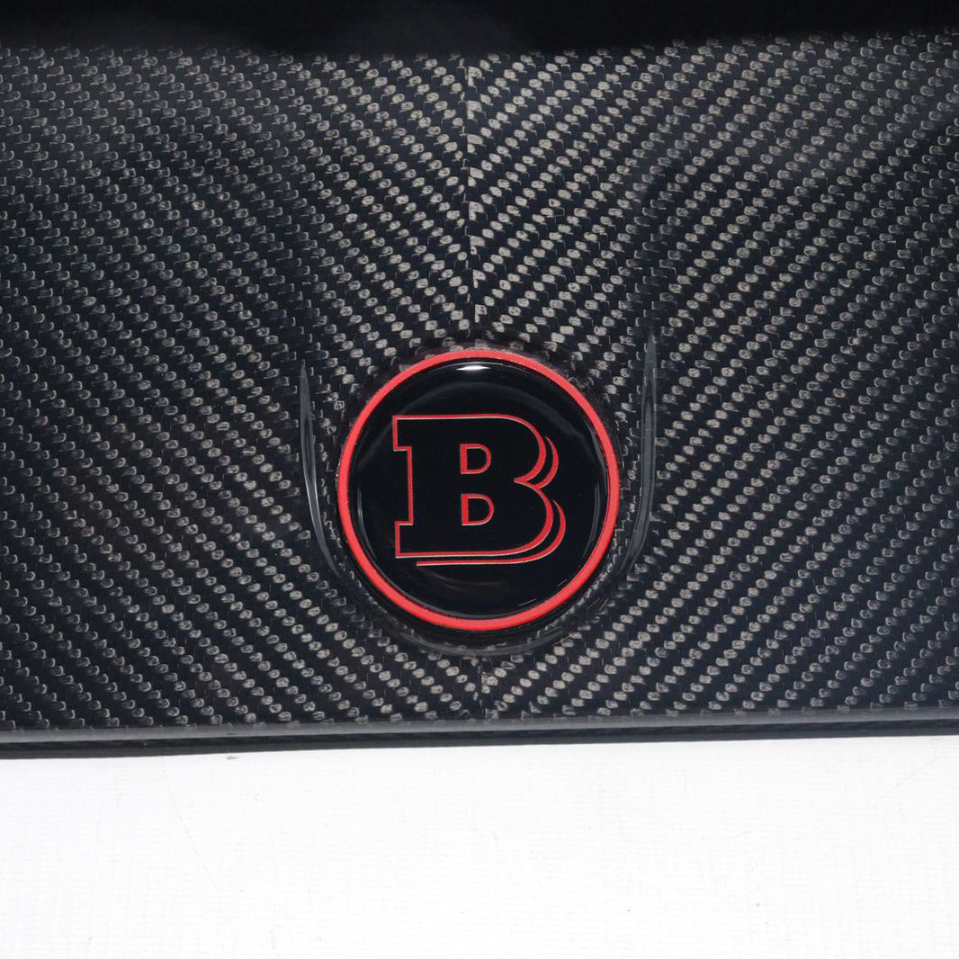 Red Metal Brabus Style Badge Logo Emblem 55mm for Hood Scoop Trunk Mercedes-Benz G-Wagon G-Class W463 W463A