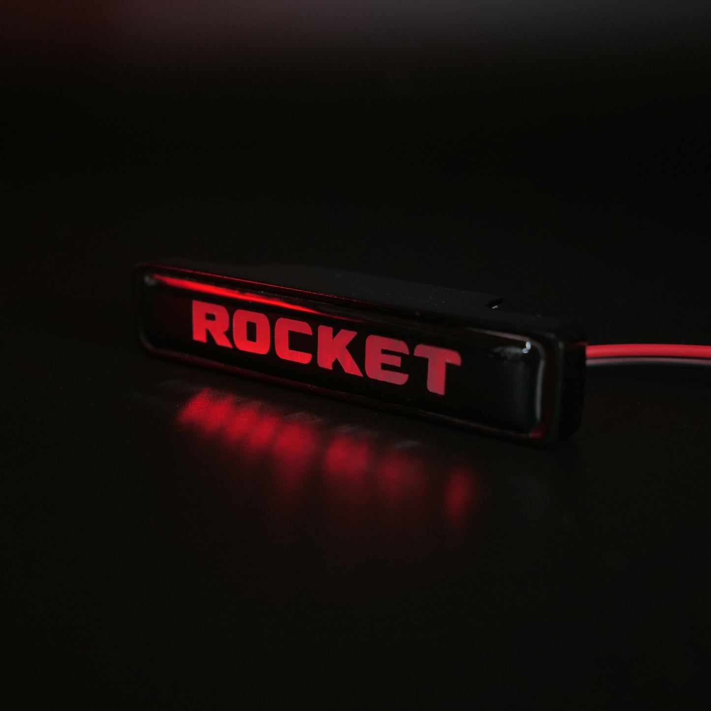 Rocket Style LED Grill Red Badge Grille Emblem Logo for Mercedes W463A G Wagon G63 G500 G55