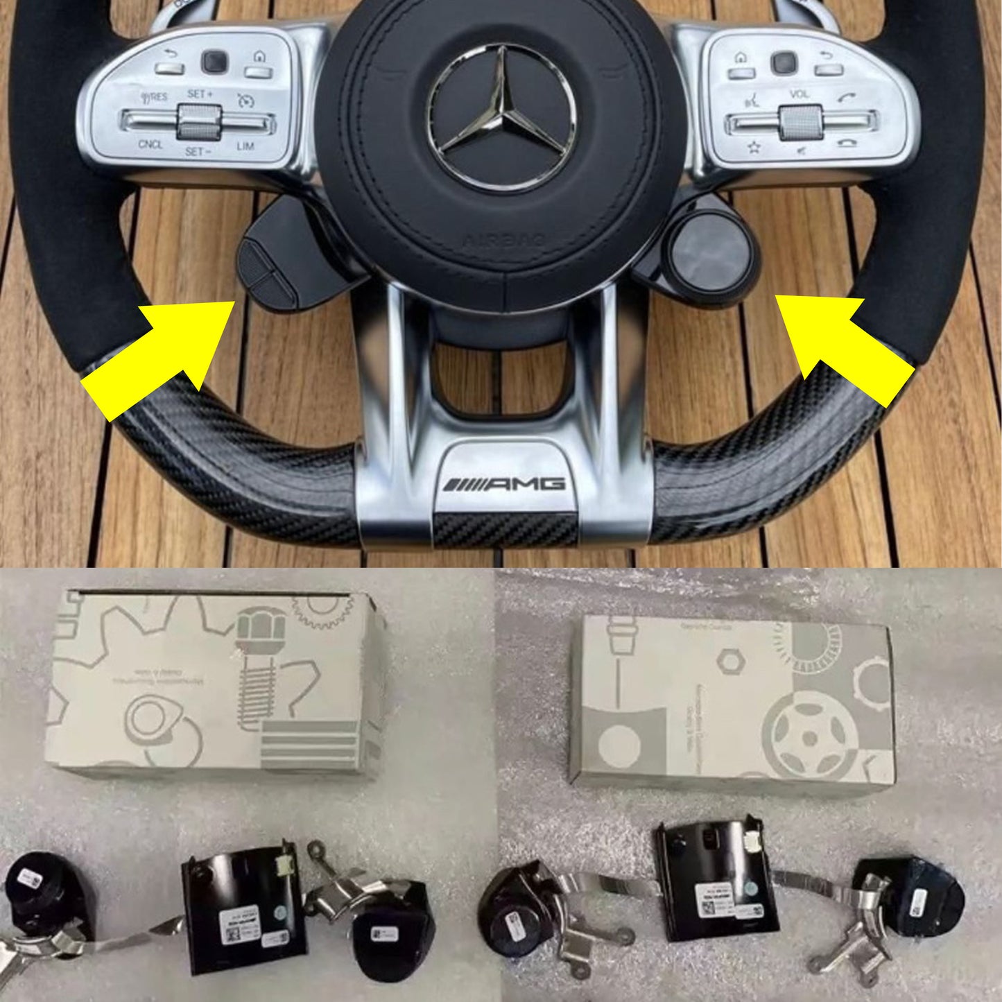 Steering Wheel OLED Switch Control Buttons for Mercedes-Benz W463A W464 G Wagon