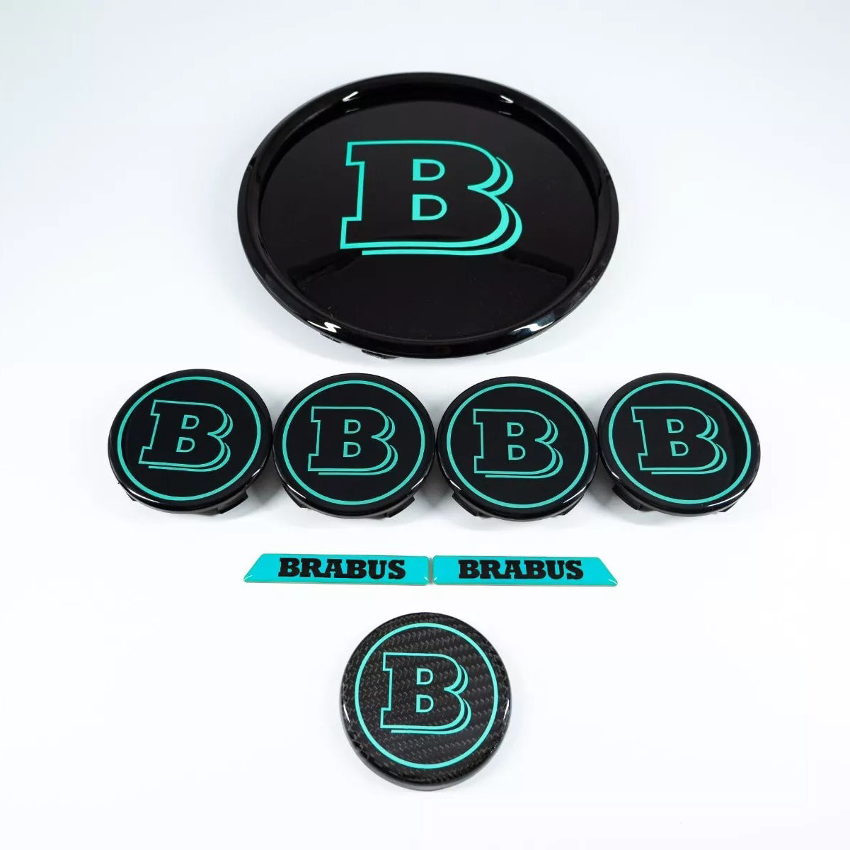 Tiffany Blue Set of Badges Emblems for Mercedes G Wagon GLE GLS 2019+
