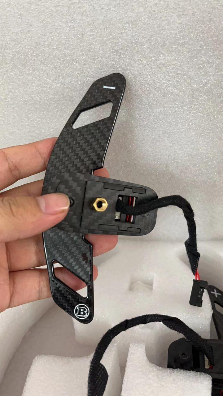 Brabus Style Carbon Gear Shift Paddles for Steering Wheel Mercedes-Benz W463a W464 G Wagon