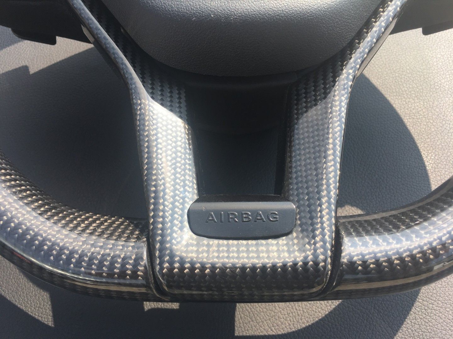 Mercedes-Benz E-Class CLS SLK W172 W212 W218 Steering Wheel Carbon Leather