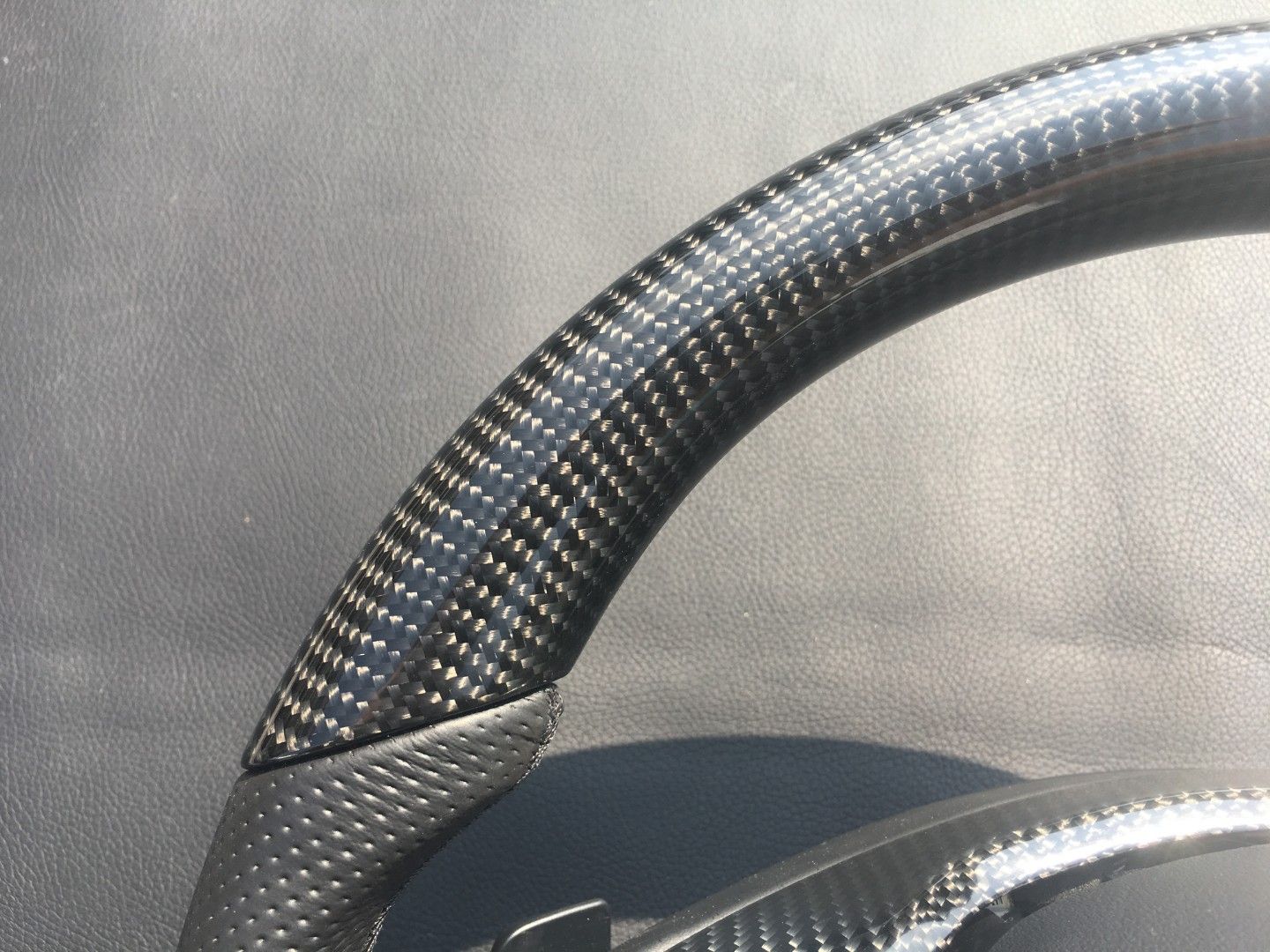 Mercedes-Benz E-Class CLS SLK W172 W212 W218 Steering Wheel Carbon Leather