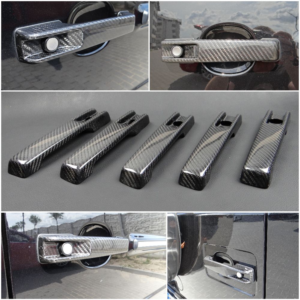 Carbon Fiber Brabus Style Door Handle Covers for Mercedes-Benz W463 W463A G-Class