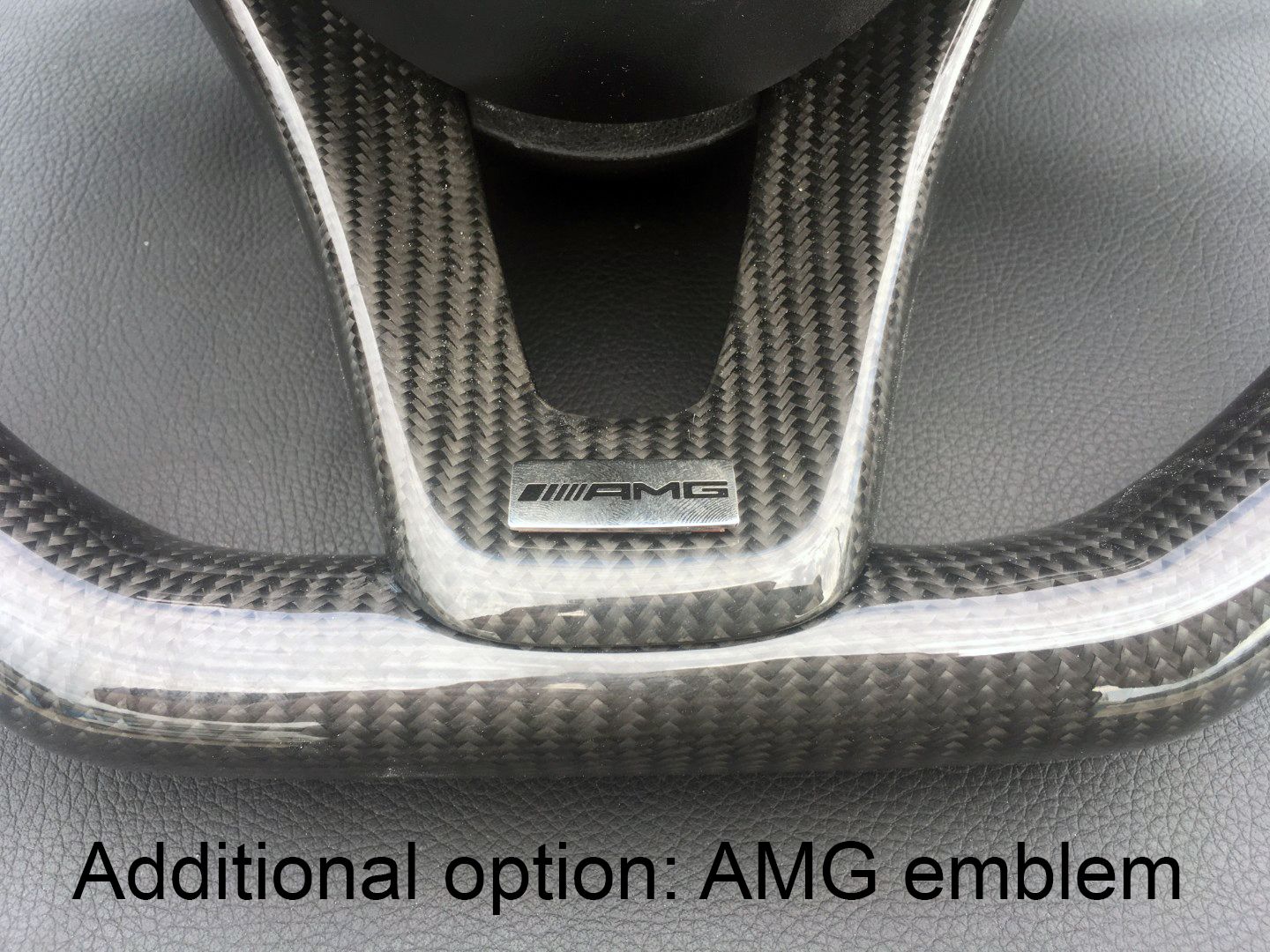 Mercedes-Benz A W176 B W246 C-Class W205 Steering Wheel Carbon Leather