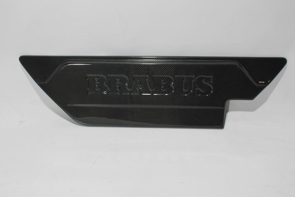 Mercedes-Benz W463 G-Class Brabus Style Carbon Fiber Spare Tire Mount Holes Cover Rear Door Attachment