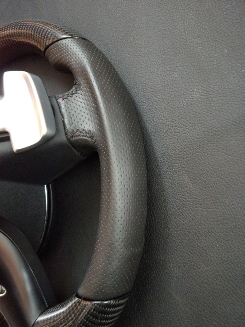 Mercedes-Benz CLA CLS GLE W205 Steering Wheel Carbon Leather Brabus Logo