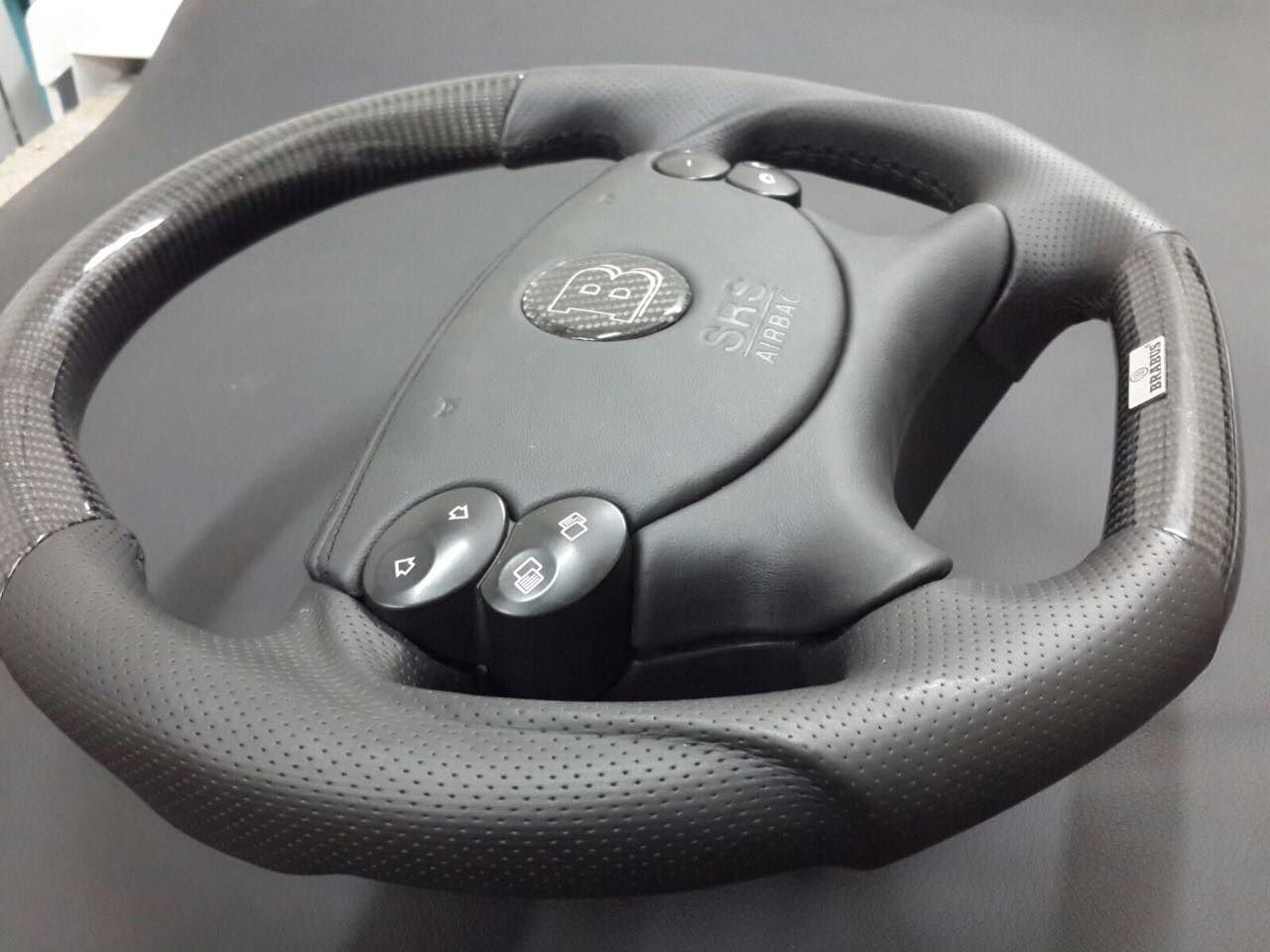 Mercedes-Benz CLK E-Class G-Class W463 W211 W209 Steering Wheel Carbon Leather