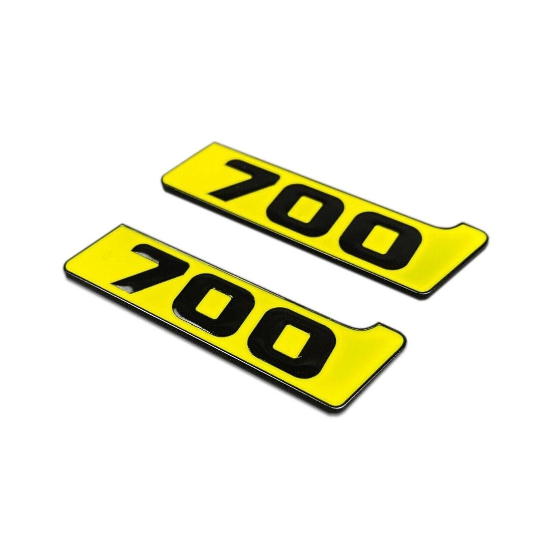 Metal Brabus 700 Yellow Fenders Emblem Logo Badges for Mercedes-Benz W463 W463A G-Class