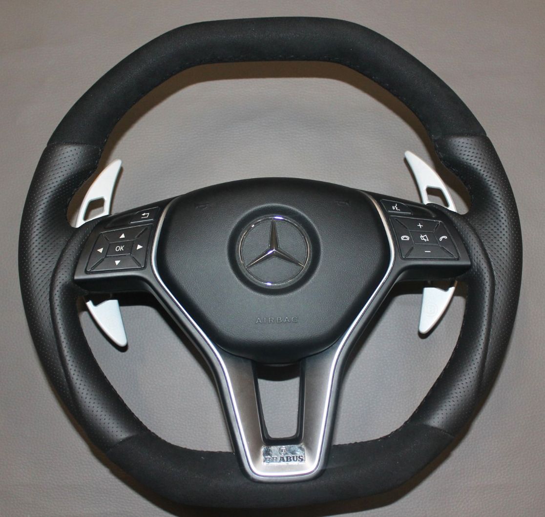 Mercedes-Benz CLA CLS GLE Steering Wheel Leather Alcantara