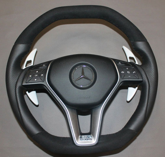 Mercedes-Benz CLA CLS GLE Steering Wheel Leather Alcantara
