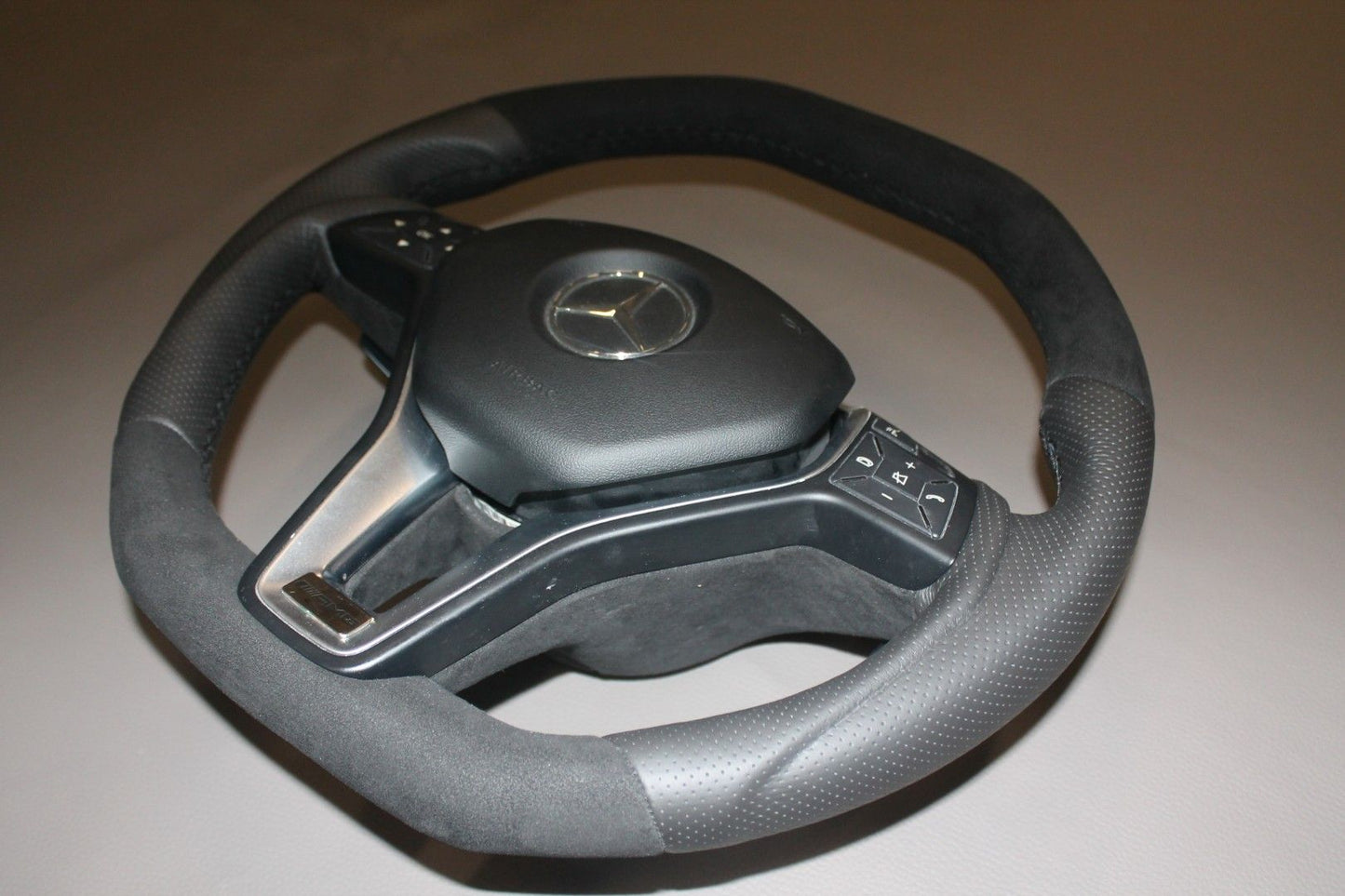Mercedes-Benz CLA CLS GLE Steering Wheel Leather Alcantara