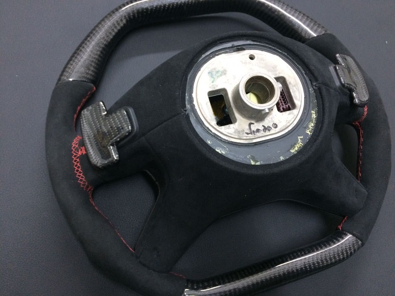 Mercedes-Benz E GL ML G-Class W166 X166 W463 Steering Wheel Carbon Alcantara Brabus Logo