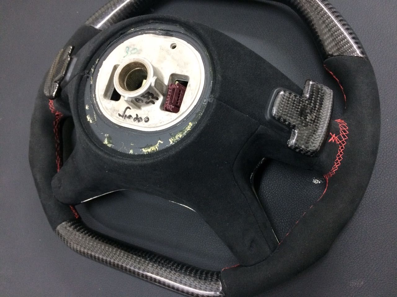 Mercedes-Benz E GL ML G-Class W166 X166 W463 Steering Wheel Carbon Alcantara Brabus Logo