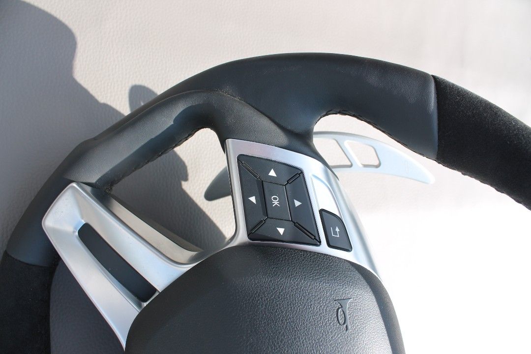 Mercedes-Benz E G GL ML-Class W166 X166 W463 Steering Wheel Leather Alcantara Brabus Logo