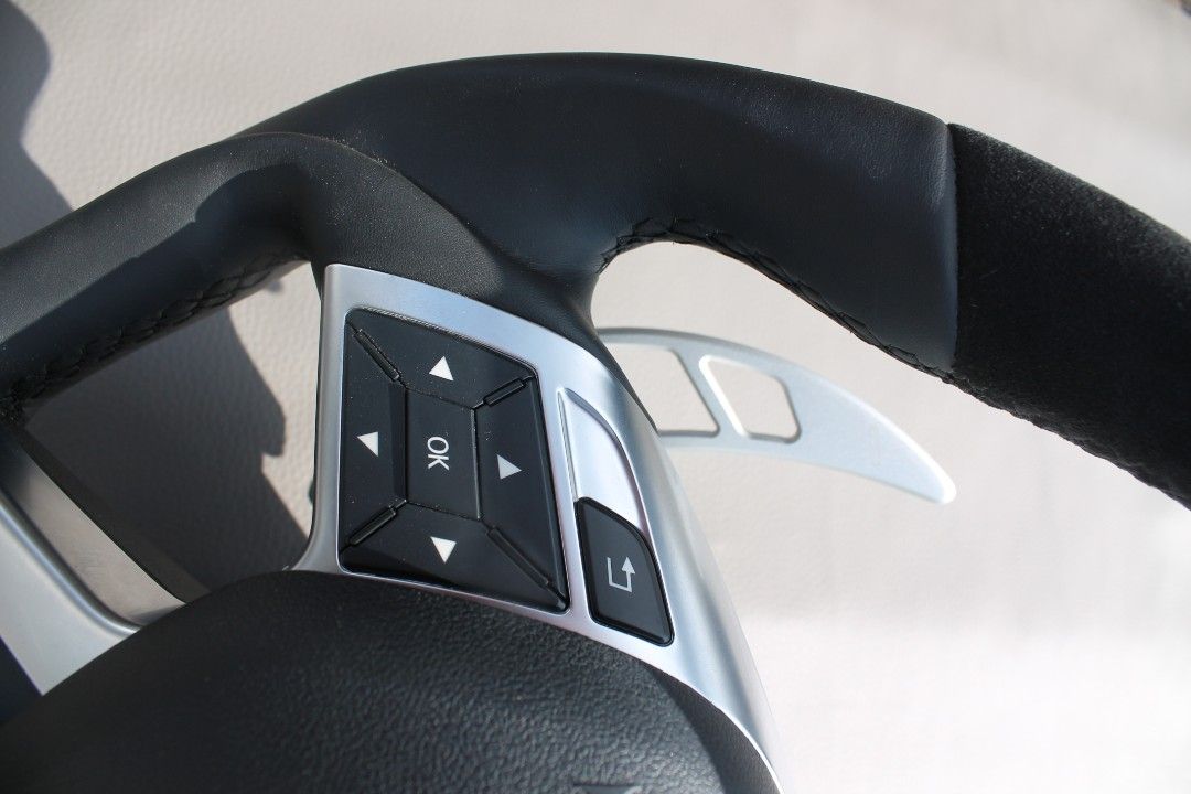 Mercedes-Benz E G GL ML-Class W166 X166 W463 Steering Wheel Leather Alcantara Brabus Logo