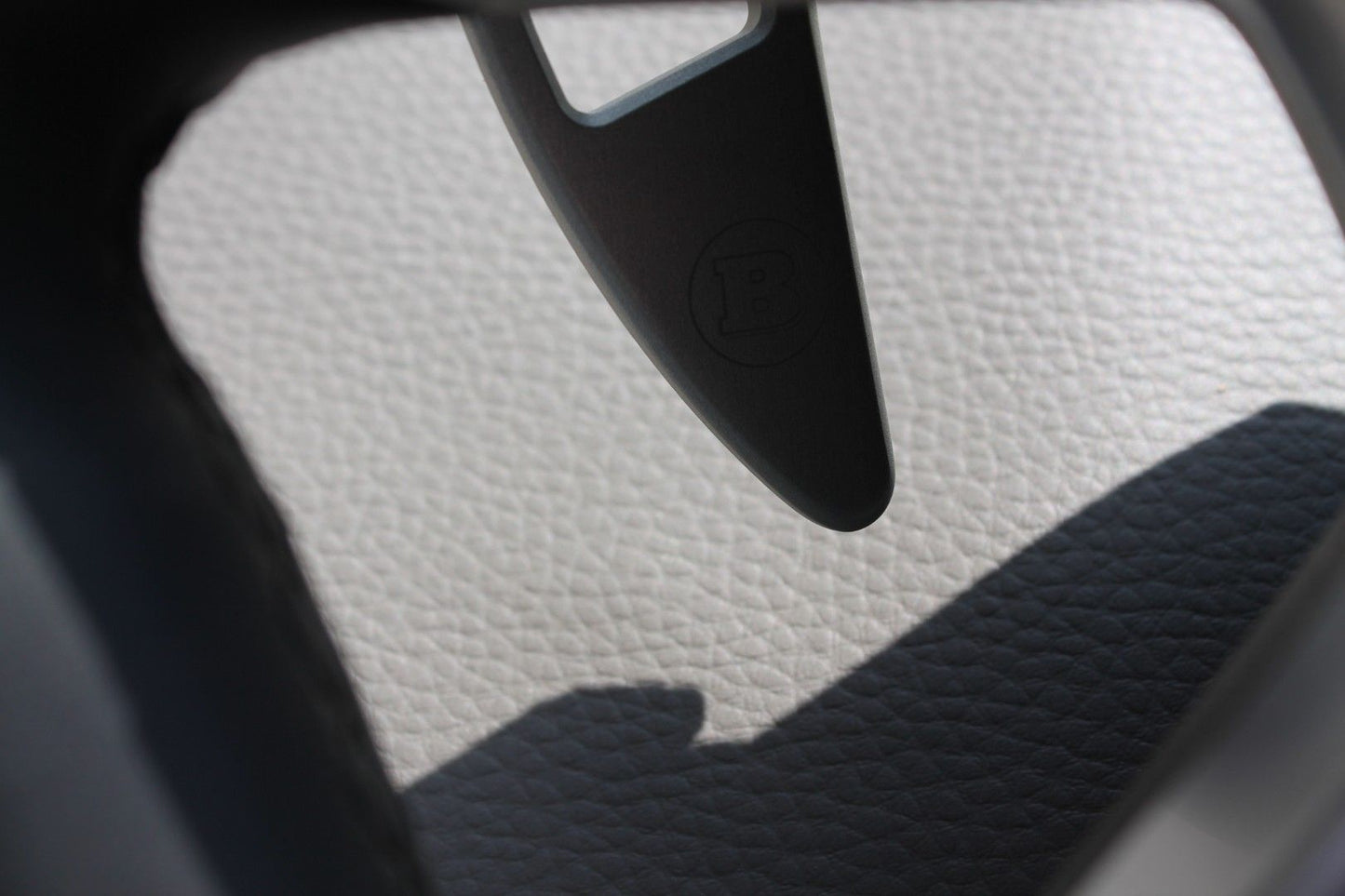 Mercedes-Benz E G GL ML-Class W166 X166 W463 Steering Wheel Leather Alcantara Brabus Logo