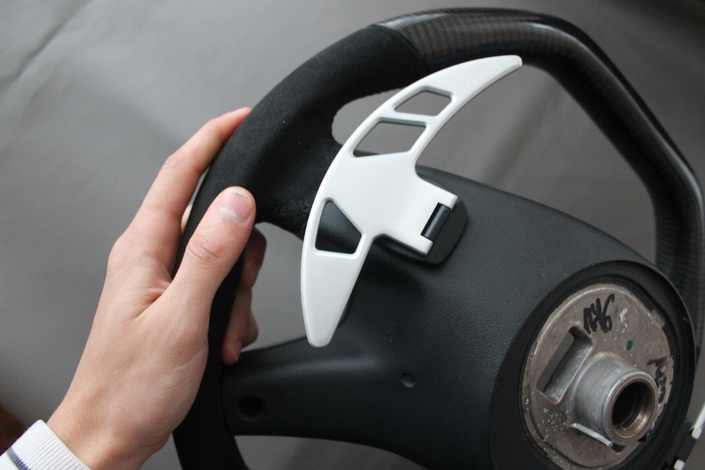 Mercedes-Benz E G GL ML-Class W166 X166 W463 Steering Wheel Carbon Alcantara