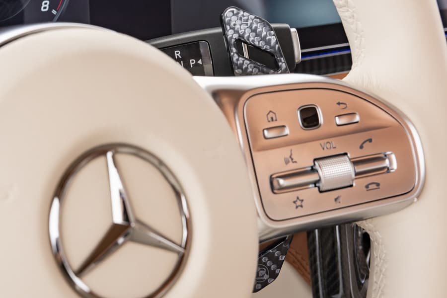 Brabus Style Carbon Gear Shift Paddles for Steering Wheel Mercedes-Benz W463a W464 G Wagon