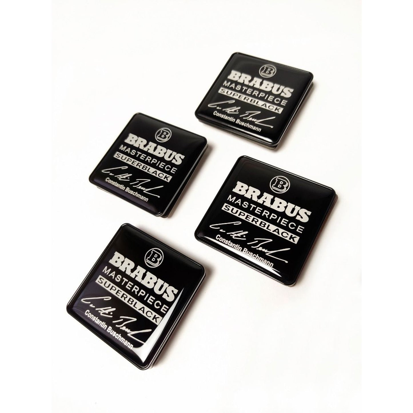 Brabus Style Superblack Masterpiece Floor Mat Metal Emblems Mercedes-Benz W463A G-Class