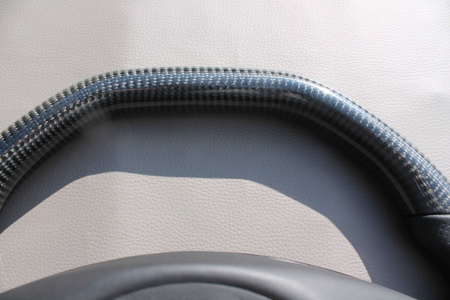 Mercedes-Benz C CLS SLK E-Class W207 W212 W172 W218 W204 Steering Wheel Carbon Leather Brabus Style Paddle Shifters