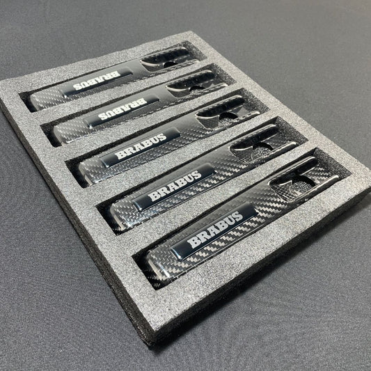 Carbon Fiber Brabus Style Door Handle Covers for Mercedes-Benz W463 G-Class G Wagon 5pcs