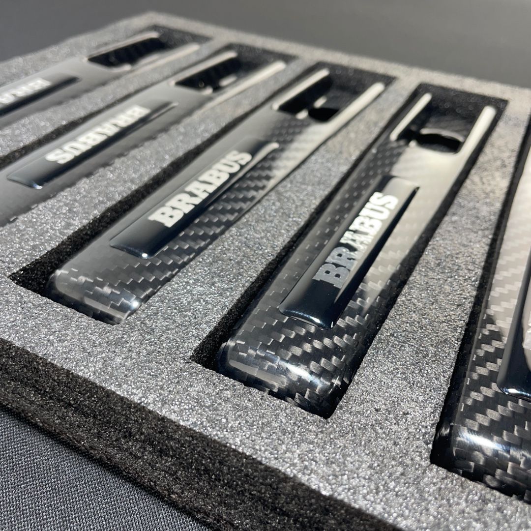 Carbon Fiber Brabus Style Door Handle Covers for Mercedes-Benz W463 G-Class 5pcs