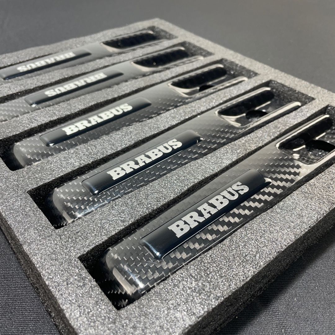 Carbon Fiber Brabus Style Door Handle Covers for Mercedes-Benz W463 G-Class 5pcs